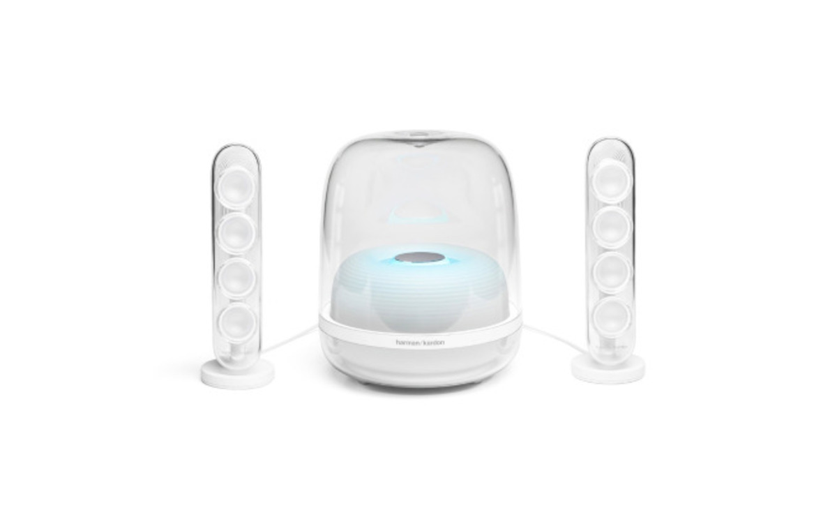 Harman Kardon SoundSticks 4 Wireless Speaker (White) - Online Gift 
