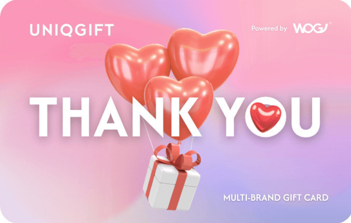 THANK YOU Gift card