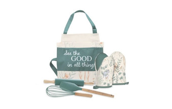 Disney Winnie The Pooh Collection - 6pcs Apron with Baking set (Green) HKO1028-GRN