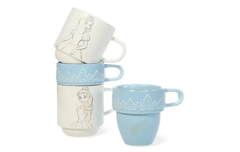 Disney Princess 4Pcs Stackable Cups (Blue) HKP1067-BLU