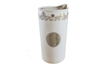 Disney Princess Double Wall Coffee Mug (Beige)